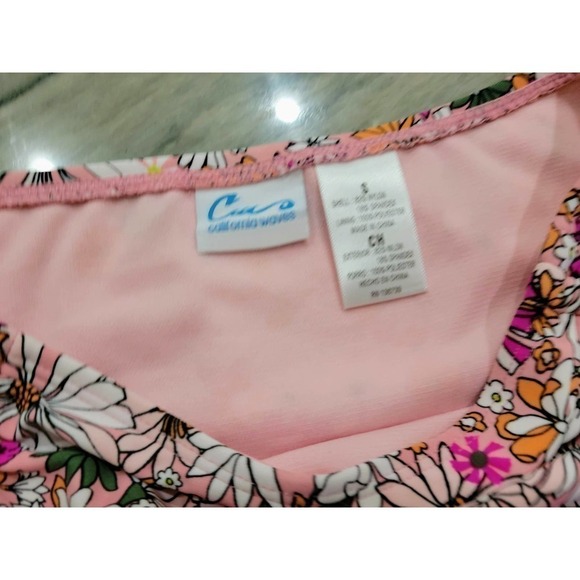 California Waves Floral Swimsuit Bottom Multi Small - Picture 6 of 6